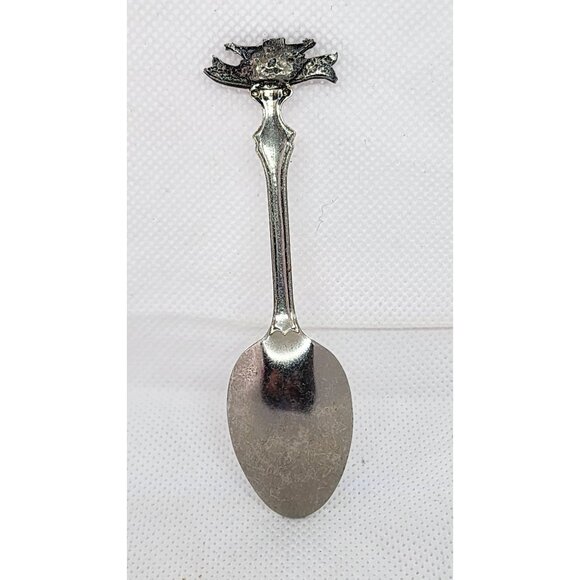Marthas Vineyard Souvenir Silver Collector Spoon With Map & Ferry Design - Picture 4 of 5